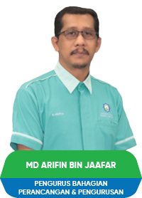 MD ARIFIN BIN JAAFAR PENGURUS BAHAGIAN PERANCANGAN & PENGURUSAN YIDE